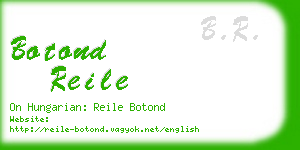 botond reile business card